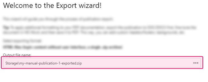 Choose the ClickHelp File Storage location