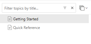 TOC in the publication