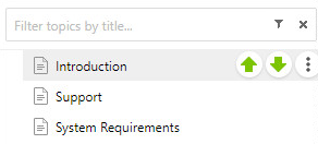 Resulting TOC with no hierarchy levels