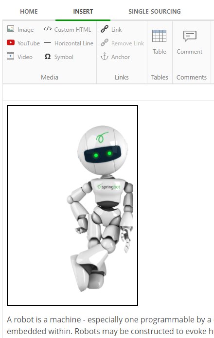 An image with the border