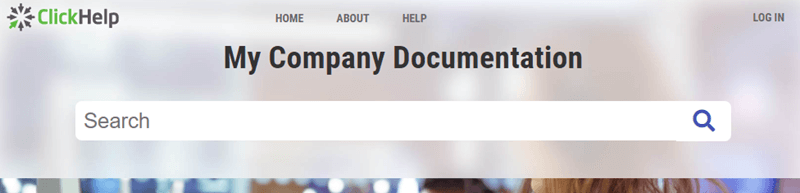 The Menu Items aligned between other elements