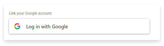 The Log in with Google link to link the accounts