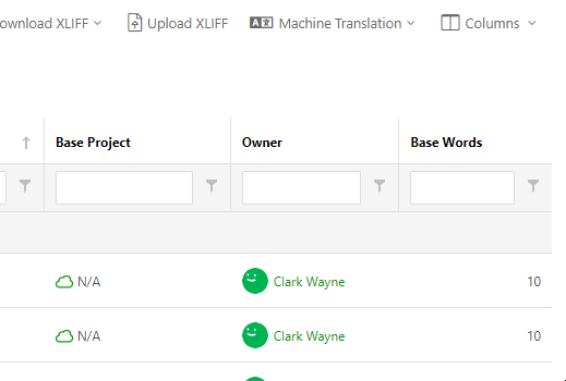 Removing unnecessary column by dragging it to the Column Chooser