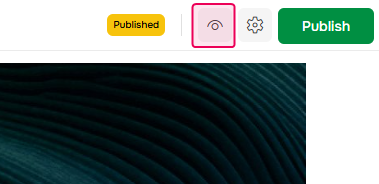 The Show Draft Page button.