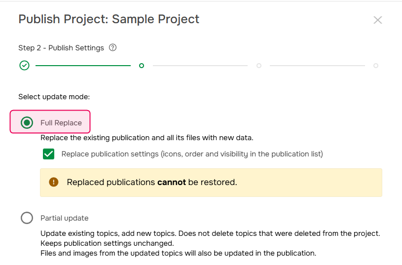 Select Full Replace